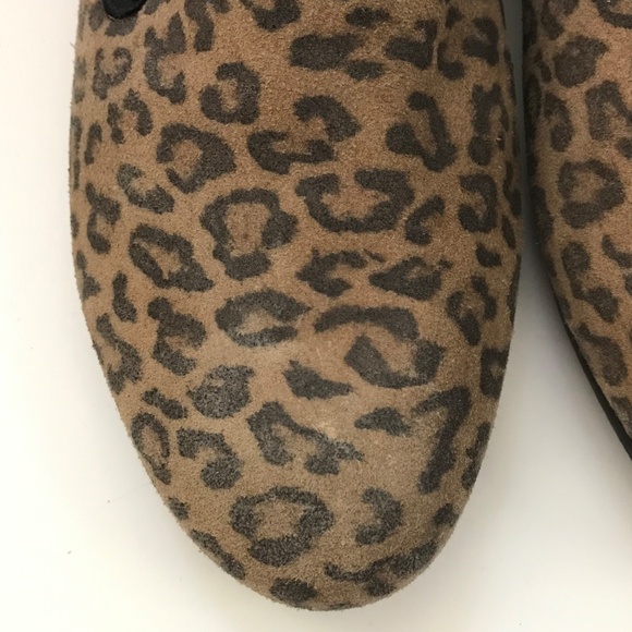 MUNRO Jerrie Leopard Loafer Suede Comfort Flats Black Tan Women’s Size 13 - Picture 12 of 16